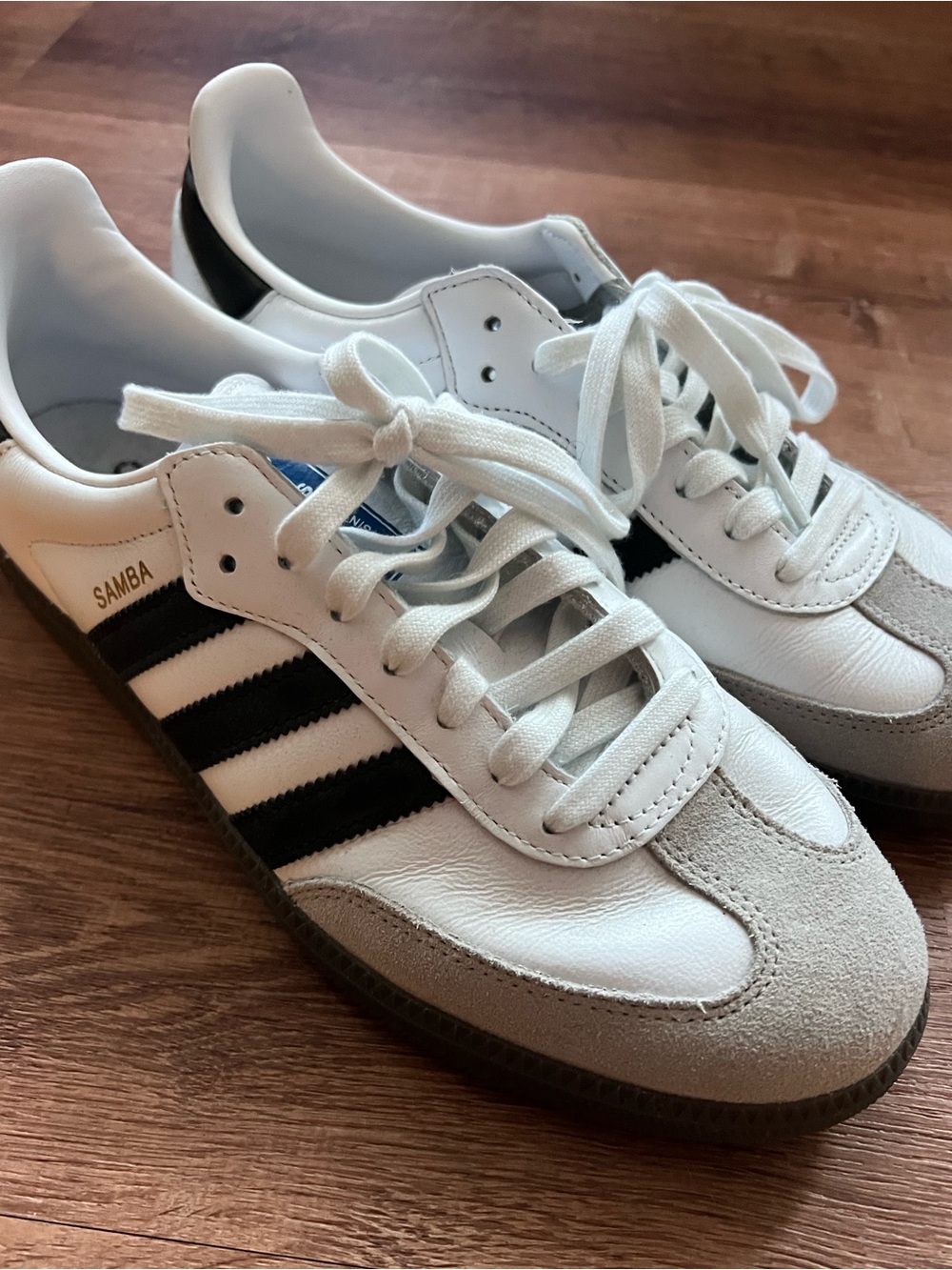 adidas Samba OG Shoes - Cloud White / Core Black / gum - Size M 9 - RT $100